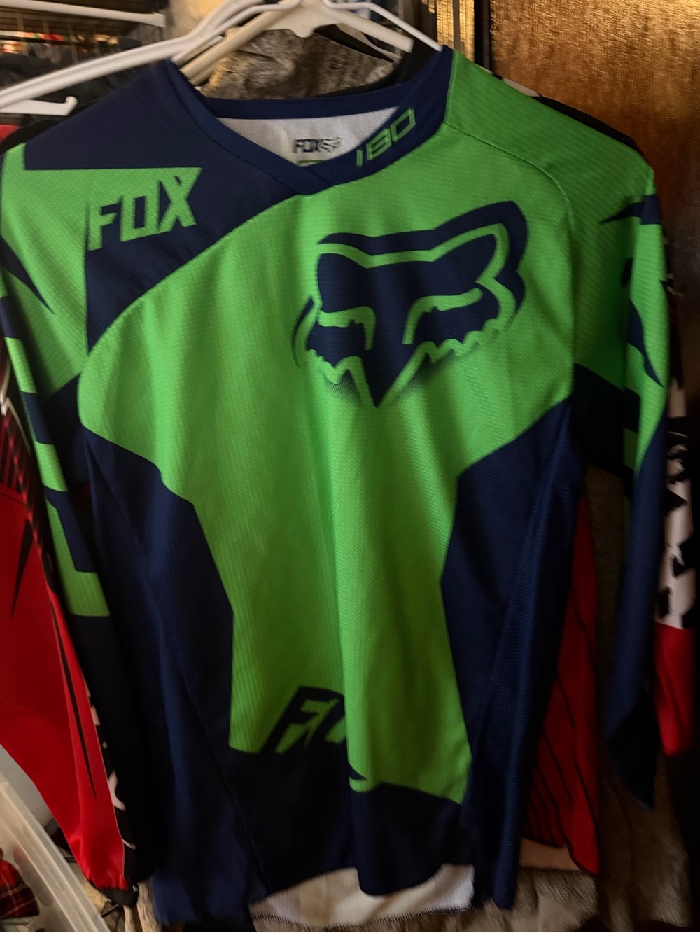 TWO Fox Kids Motocross Jersey size youth large